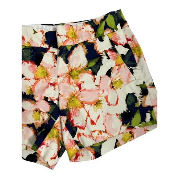 J. Crew Floral Womens Shorts 00 XS Stretch Summer cottage Romantic Preppy - Picture 2 of 5